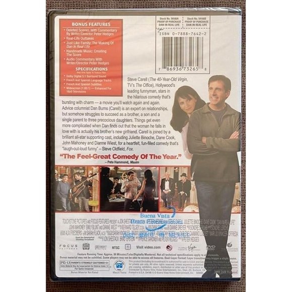 Dan in Real Life (DVD) - New - Steve Carell - Picture 2 of 3